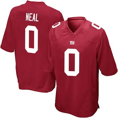Men's Nike New York Giants Evan Neal Alternate Jersey - Red Game