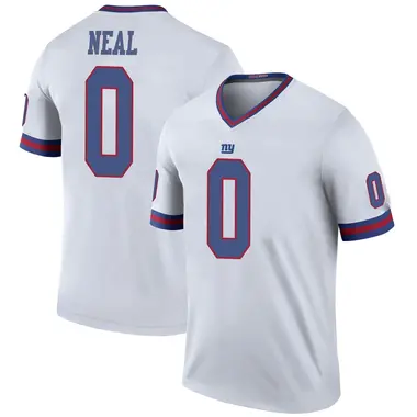 Men's Nike New York Giants Evan Neal Color Rush Jersey - White Legend