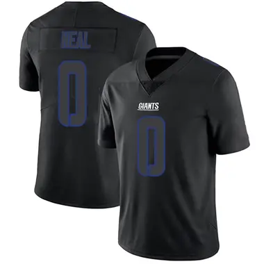 Men's Nike New York Giants Evan Neal Jersey - Black Impact Limited