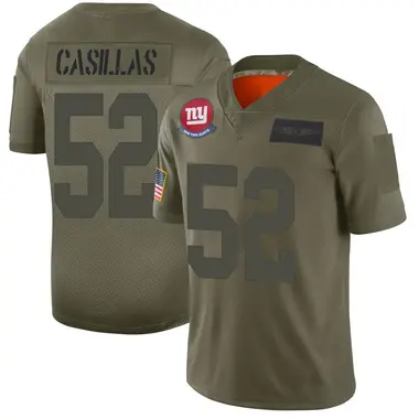 Men's Nike New York Giants Jonathan Casillas 2019 Salute to Service Jersey - Camo Limited