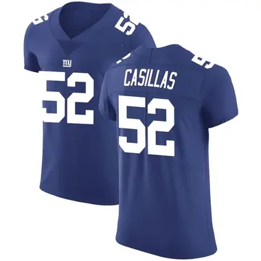 Men's Nike New York Giants Jonathan Casillas Team Color Vapor Untouchable Jersey - Royal Elite
