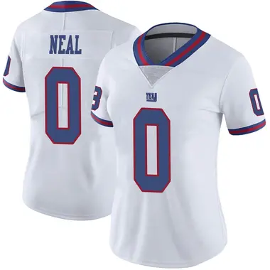 Women's Nike New York Giants Evan Neal Color Rush Jersey - White Limited