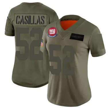 Women's Nike New York Giants Jonathan Casillas 2019 Salute to Service Jersey - Camo Limited