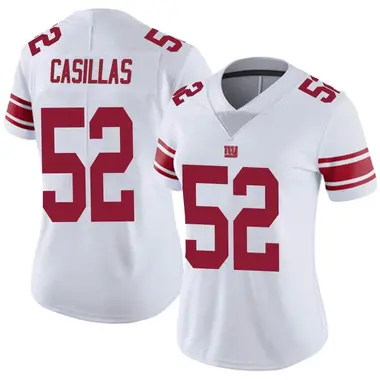 Women's Nike New York Giants Jonathan Casillas Vapor Untouchable Jersey - White Limited