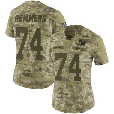 Women's Nike New York Giants Mike Remmers 2018 Salute to Service Jersey - Camo Limited