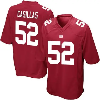 Youth Nike New York Giants Jonathan Casillas Alternate Jersey - Red Game